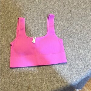 Zenana Outfitters Pink Tank Top Scoop Neck Sleeveless